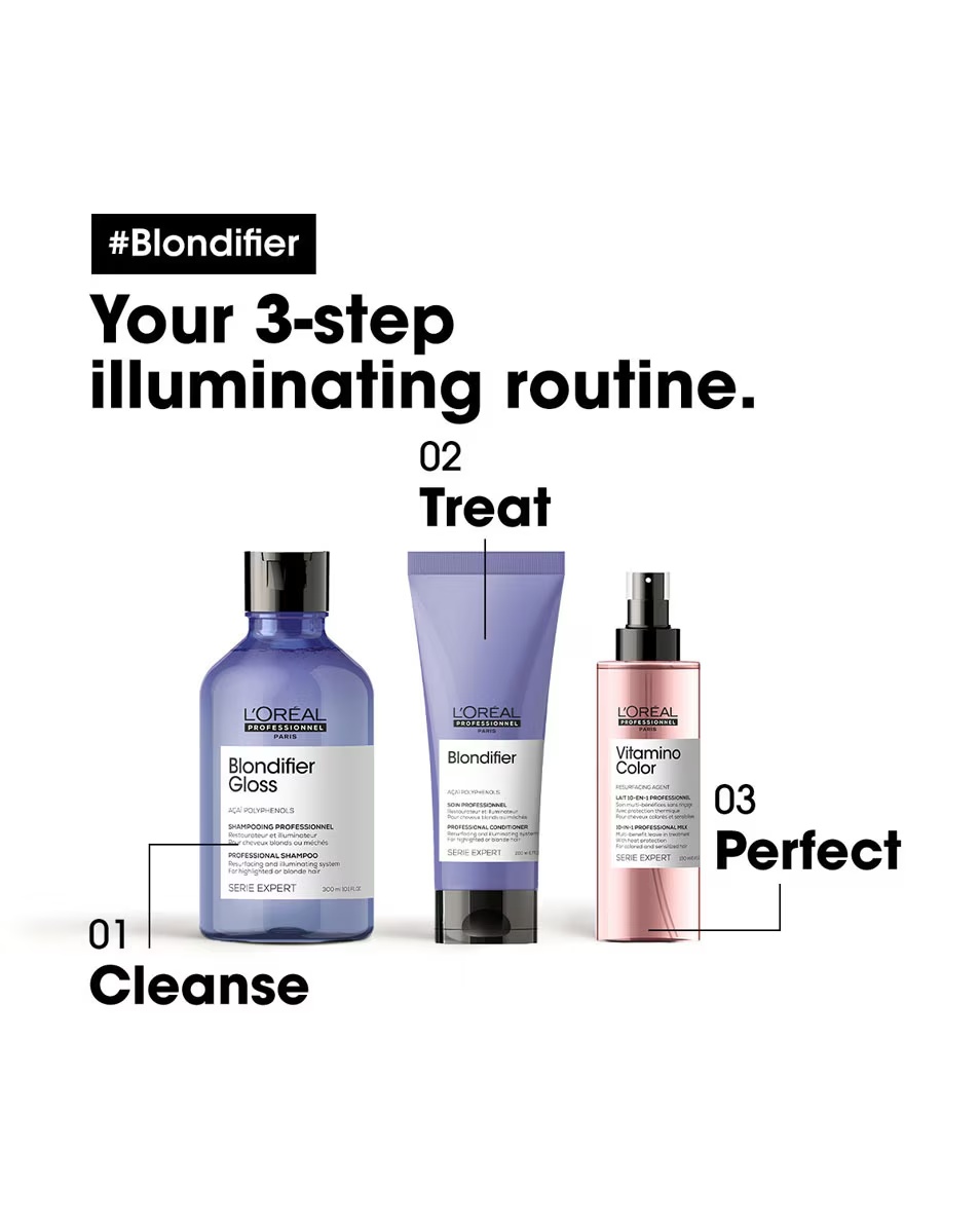 Mască hrănitoare și strălucitoare L'OREAL PROFESSIONNEL Serie Expert Blondifier