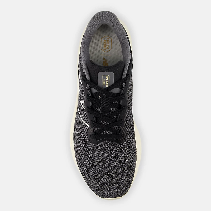 Fresh Foam Arishi v4 men's shoes - black with Castlerock and angora motif