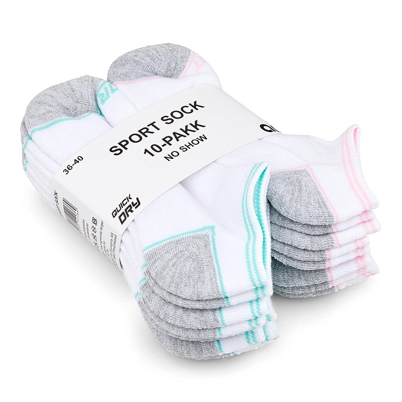 Chaussettes de sport Time 2 Change, lot de 10, pointure 36/40