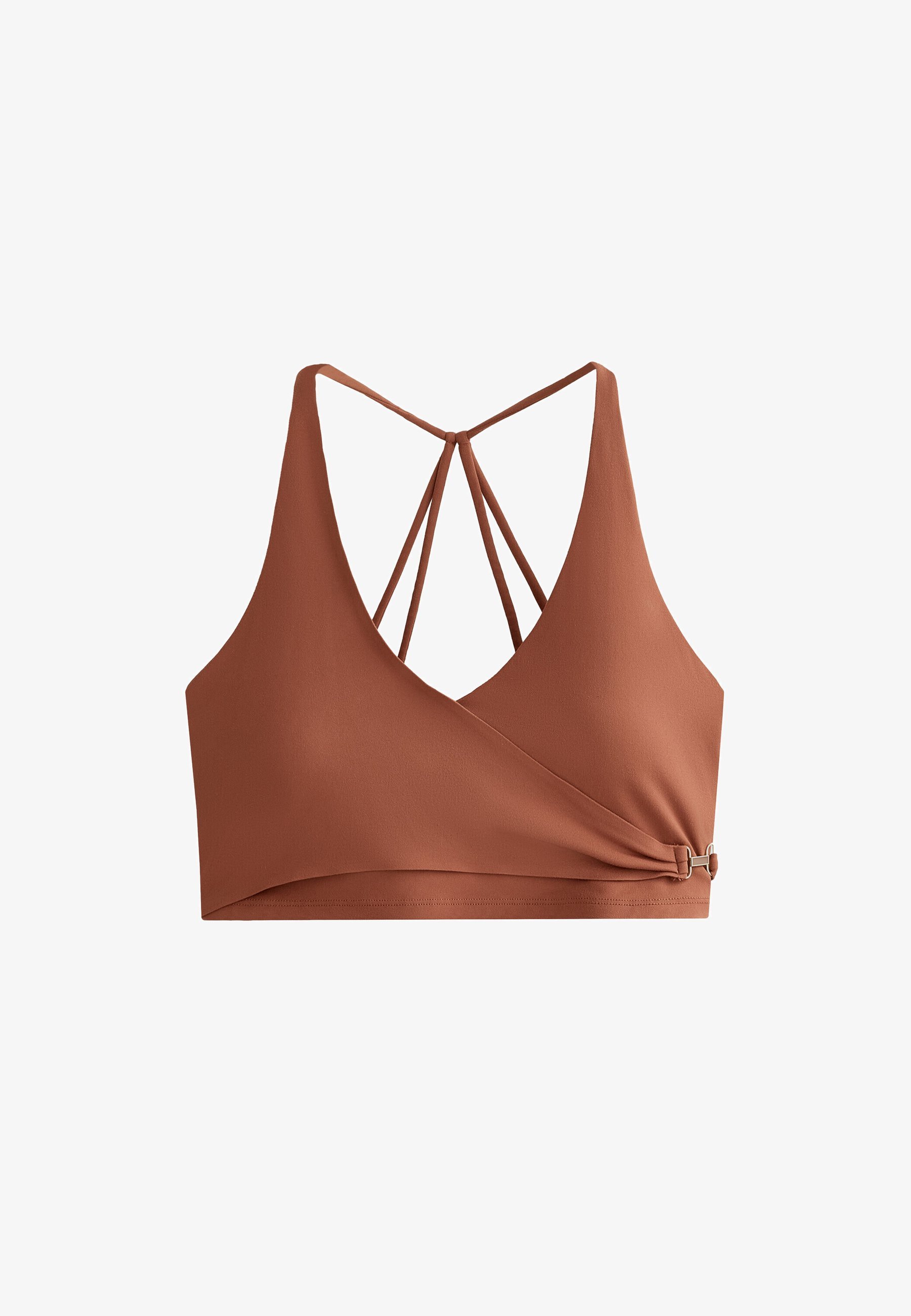 OYSHO COMFORTLUX CROSSOVER - Könnyű tartást adó sportmelltartó - sötétpiros