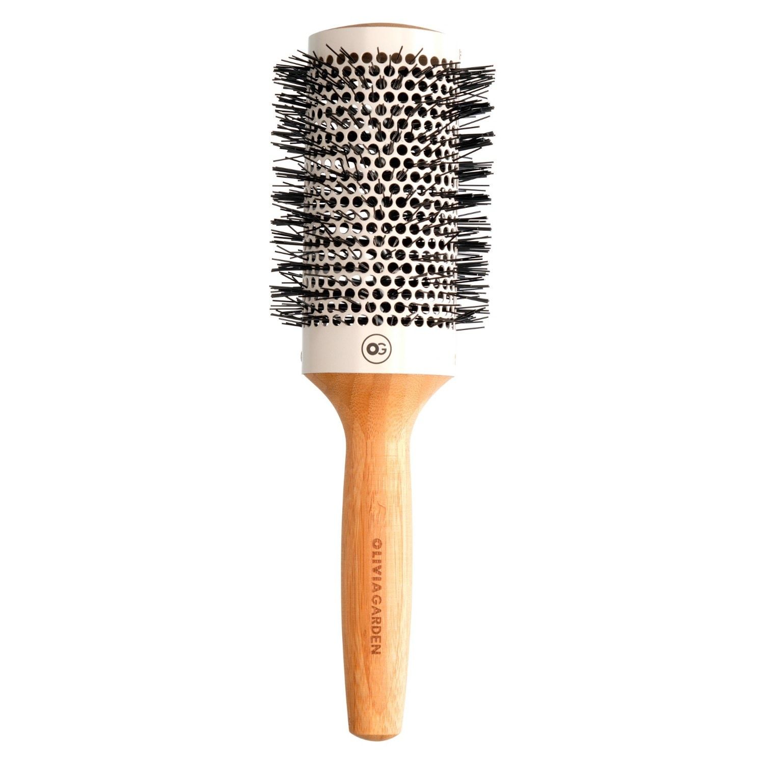 Olivia Garden BAMBOO TOUCH Blowout terminis formavimo šepetys apvalus, 1 vnt.