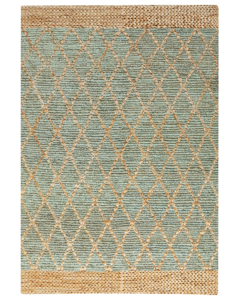 Dywan prostokątny juta 160 x 230 cm zielony