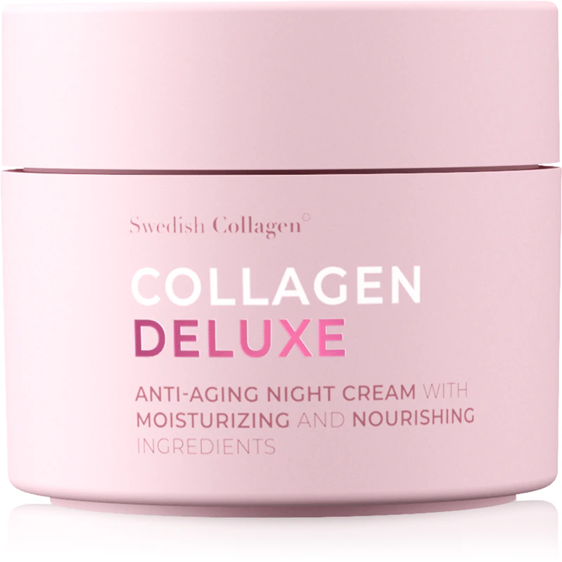 Swedish Collagen Deluxe Night Cream ist eine regenerierende Nachtcreme.