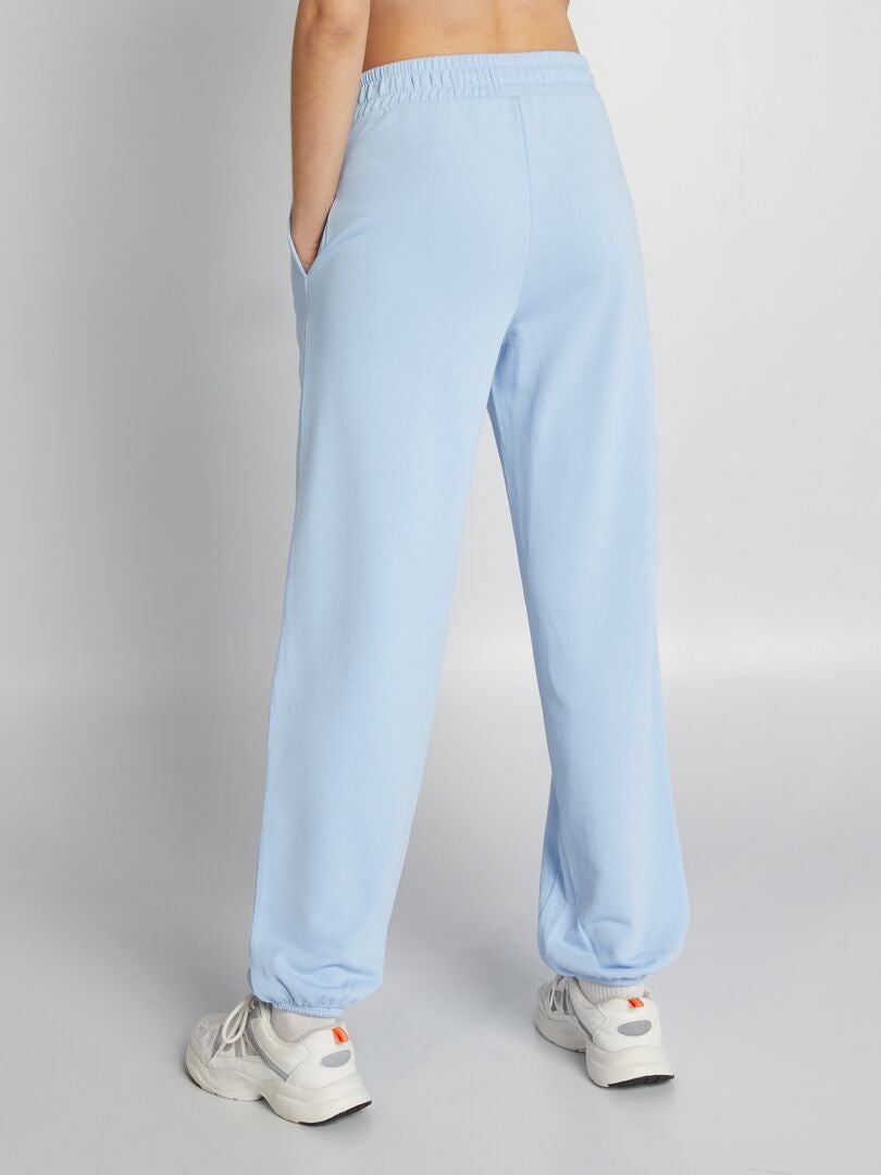 Pantalones deportivos de felpa - AZUL