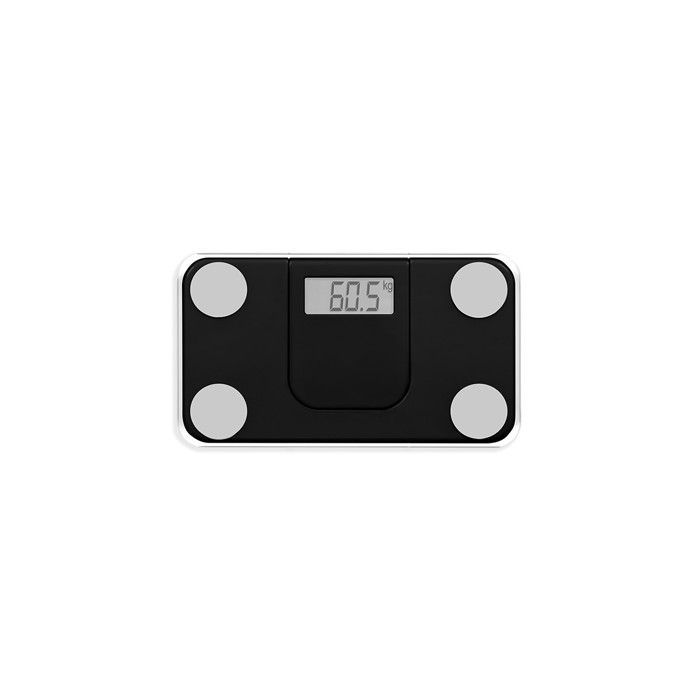 Electronic bathroom scale - LIVOO - DOM532N - Black - 180 kg - LCD screen - Compact 23x13 cm
