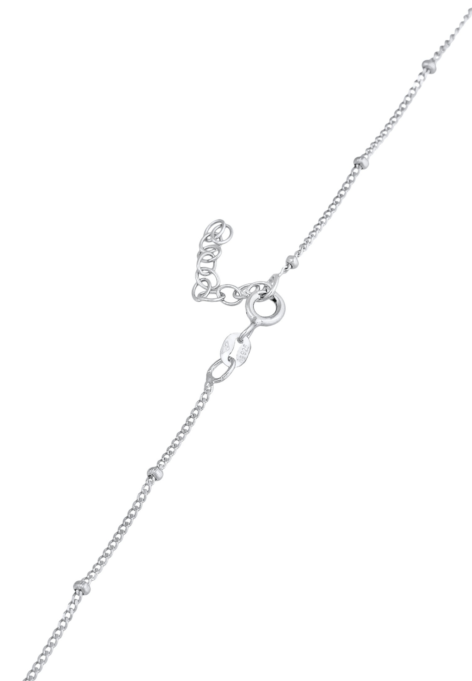 Elli Femmes Choker Vague Pendentif Surfeur Maritime en argent sterling 925