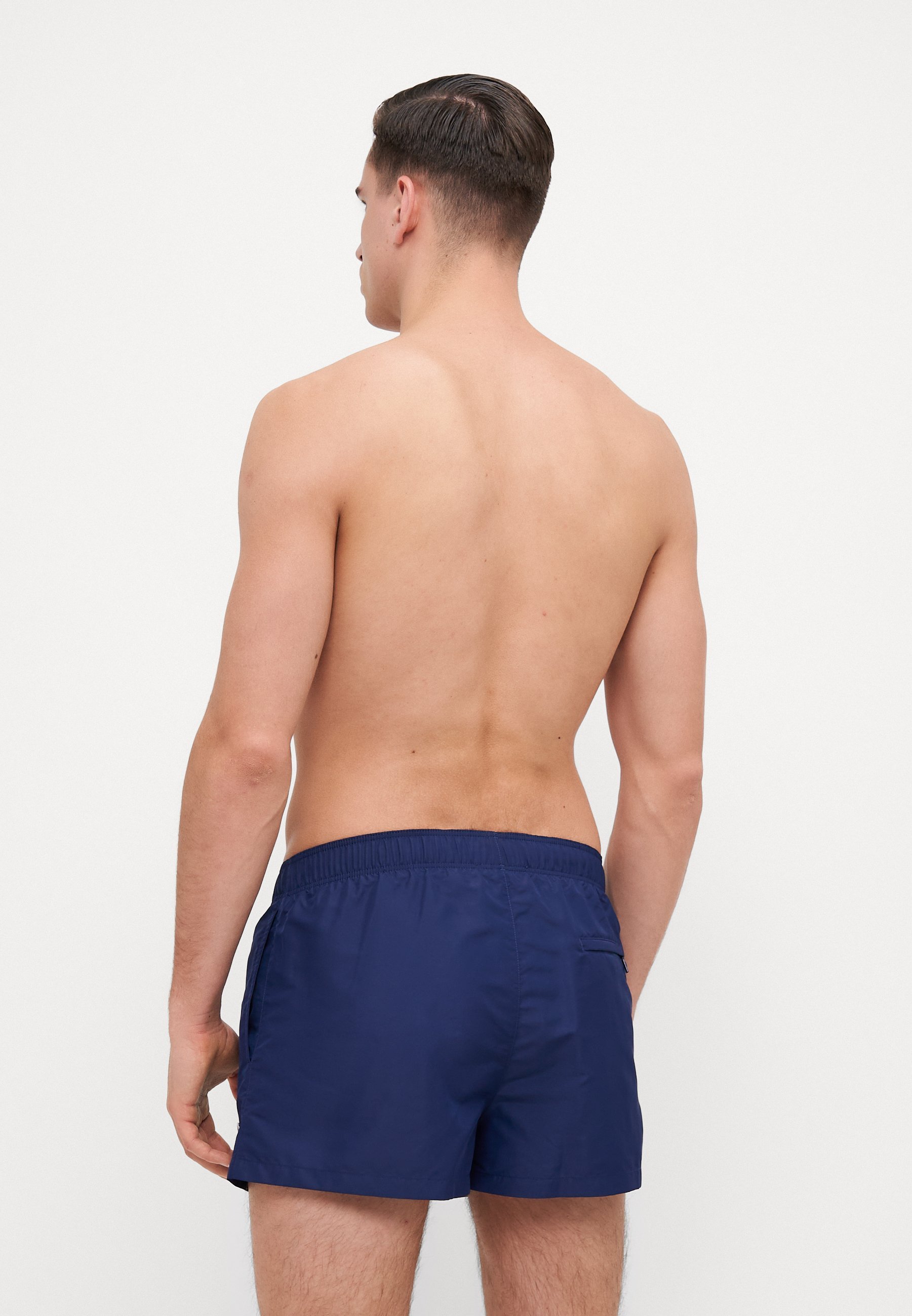 Pantaloncini da bagno Versace SWIM GOLFO MEDUSA PATCH - blu inchiostro