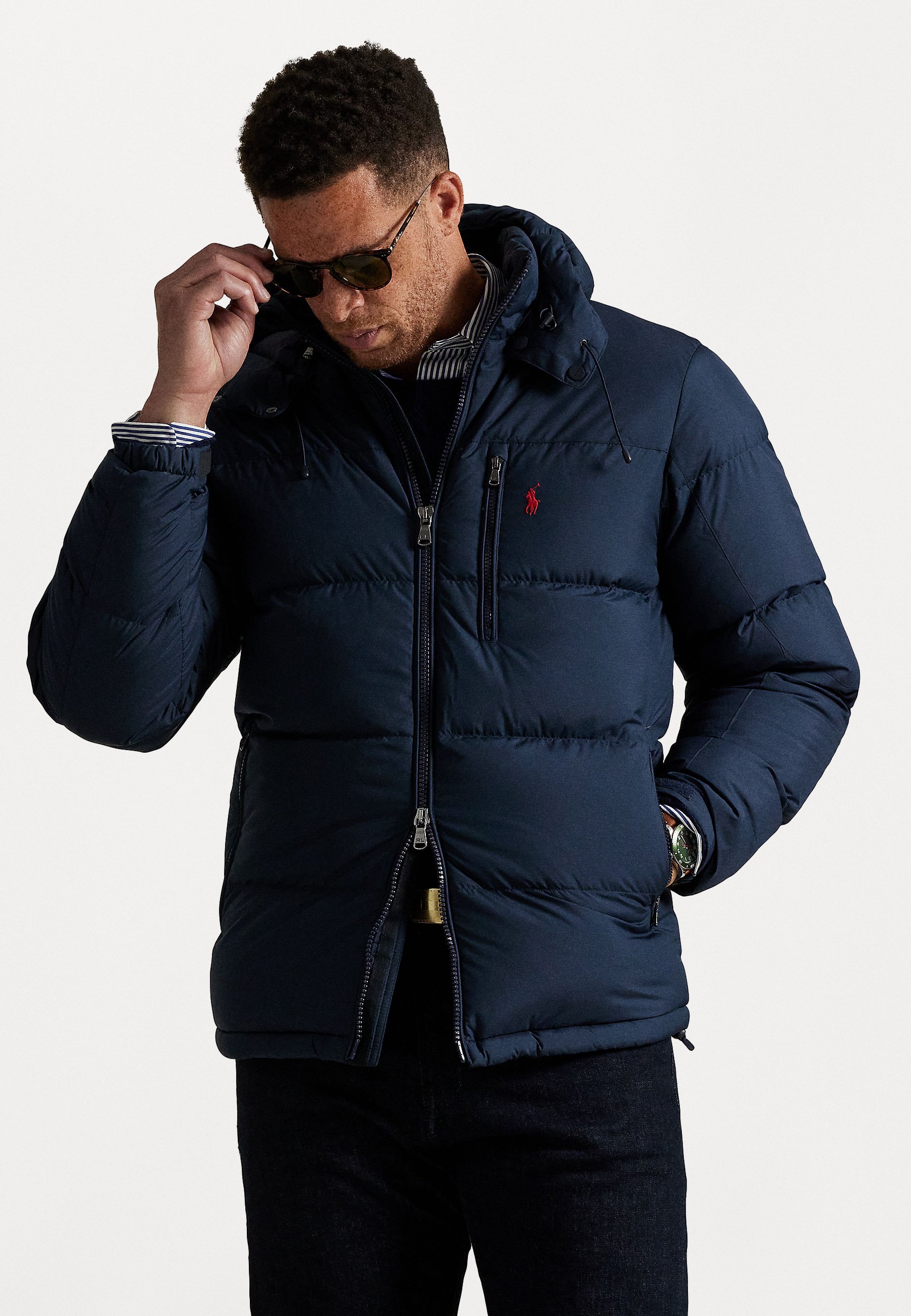 POLO RALPH LAUREN BIG & THE GORHAM DOWN JACKET - Péřová bunda - collection black