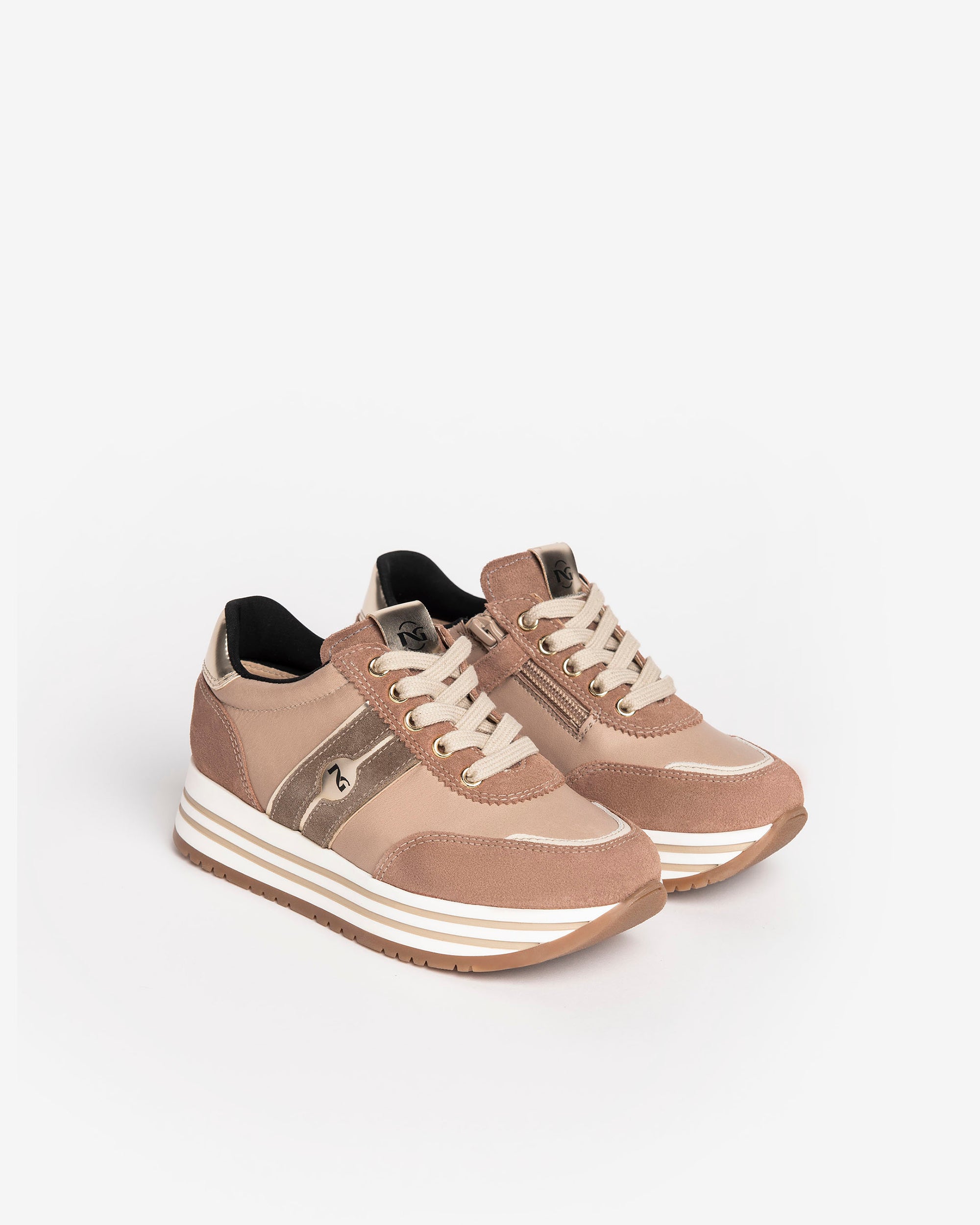  Baskets en daim et cuir pour adolescentes