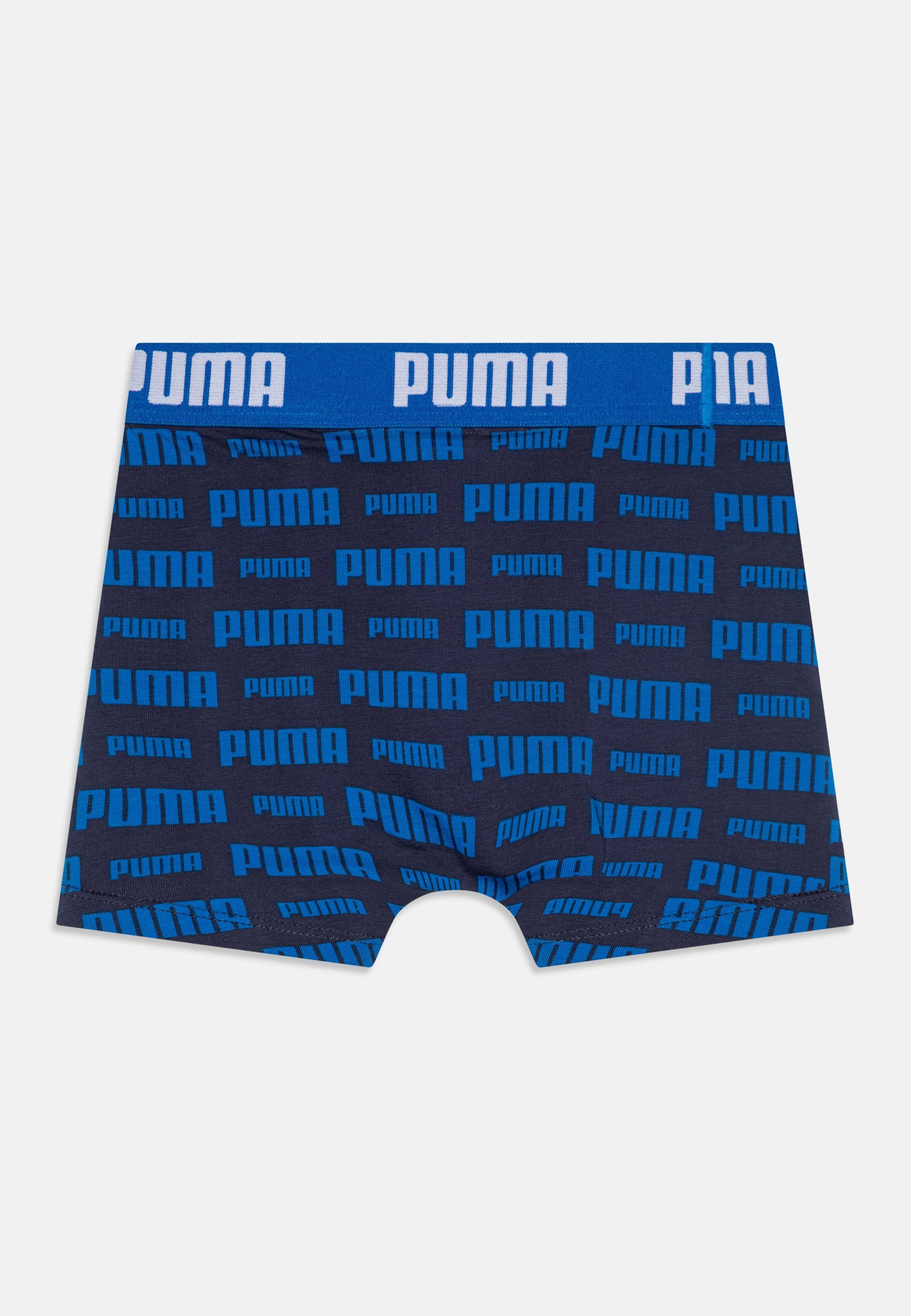 Puma BOYS EVERYDAY LOGO PRINT 2-PACK - Broeken - marineblauw/blauw