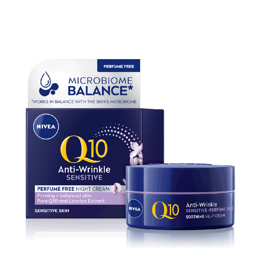 NIVEA Q10 érzékeny bőrre való éjszakai krém 50 ml