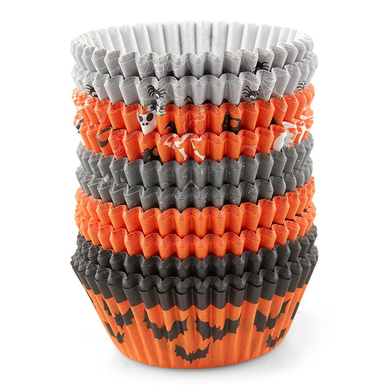 Cuisine muffinform 50-pak ø 11 cm med slips Halloween