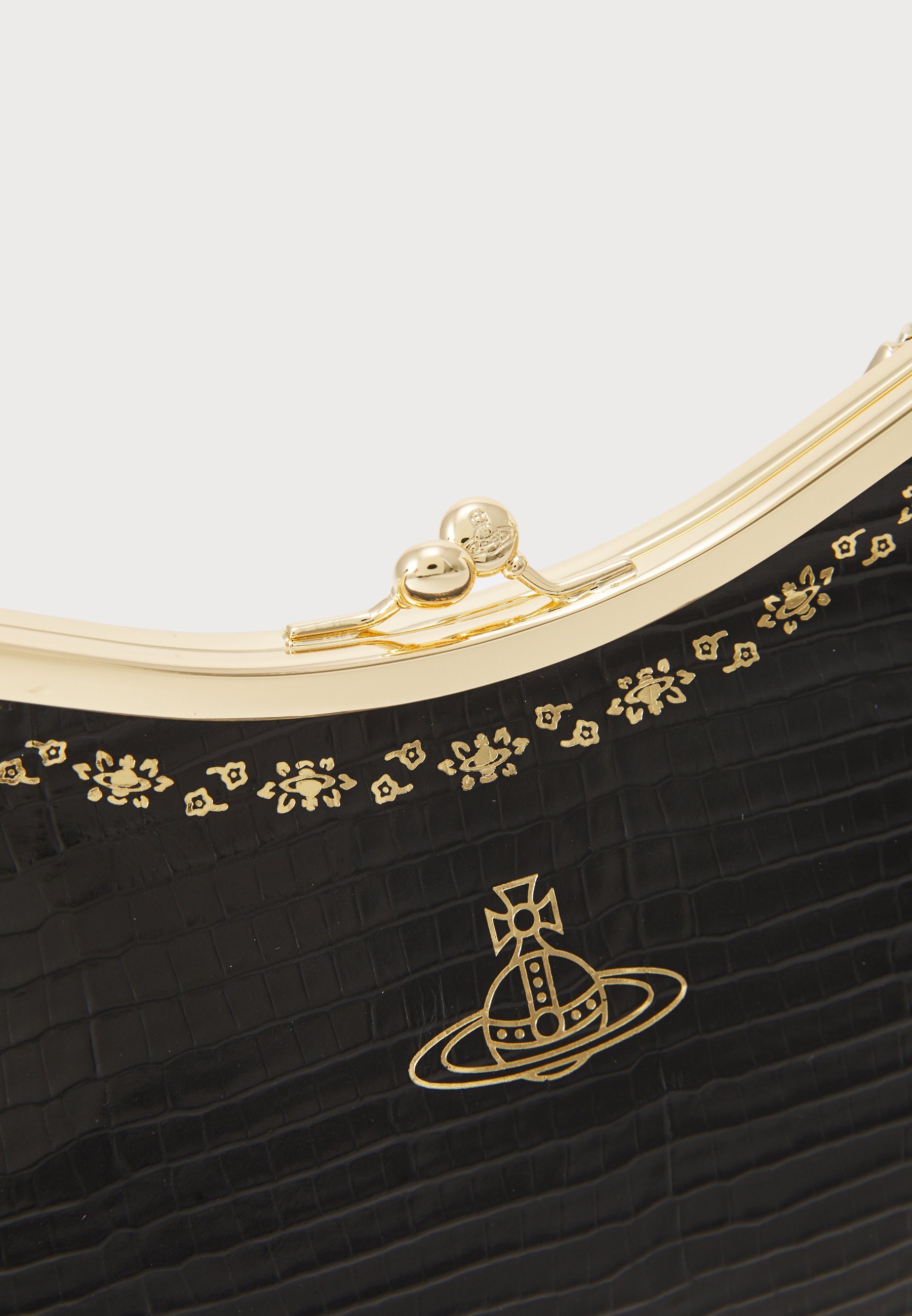 Vivienne Westwood CHARM FRAME PURSE - Torebka - czarna