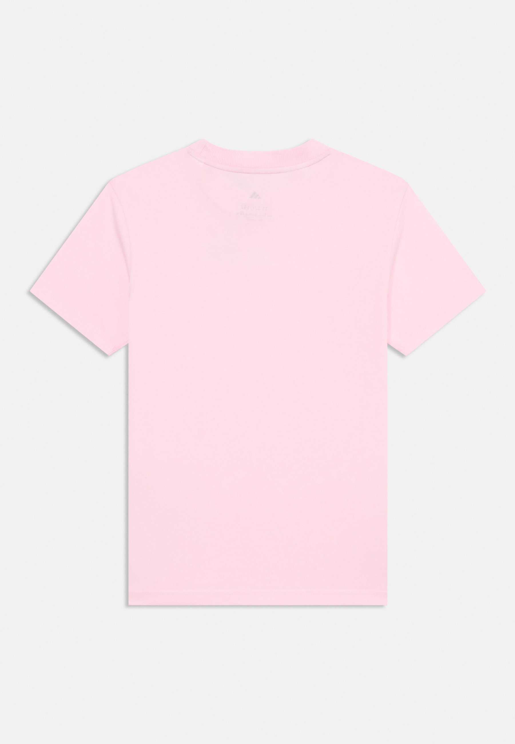 adidas Performance ESSENTIALS UNISEX - T-shirt met print - lichtroze/wit