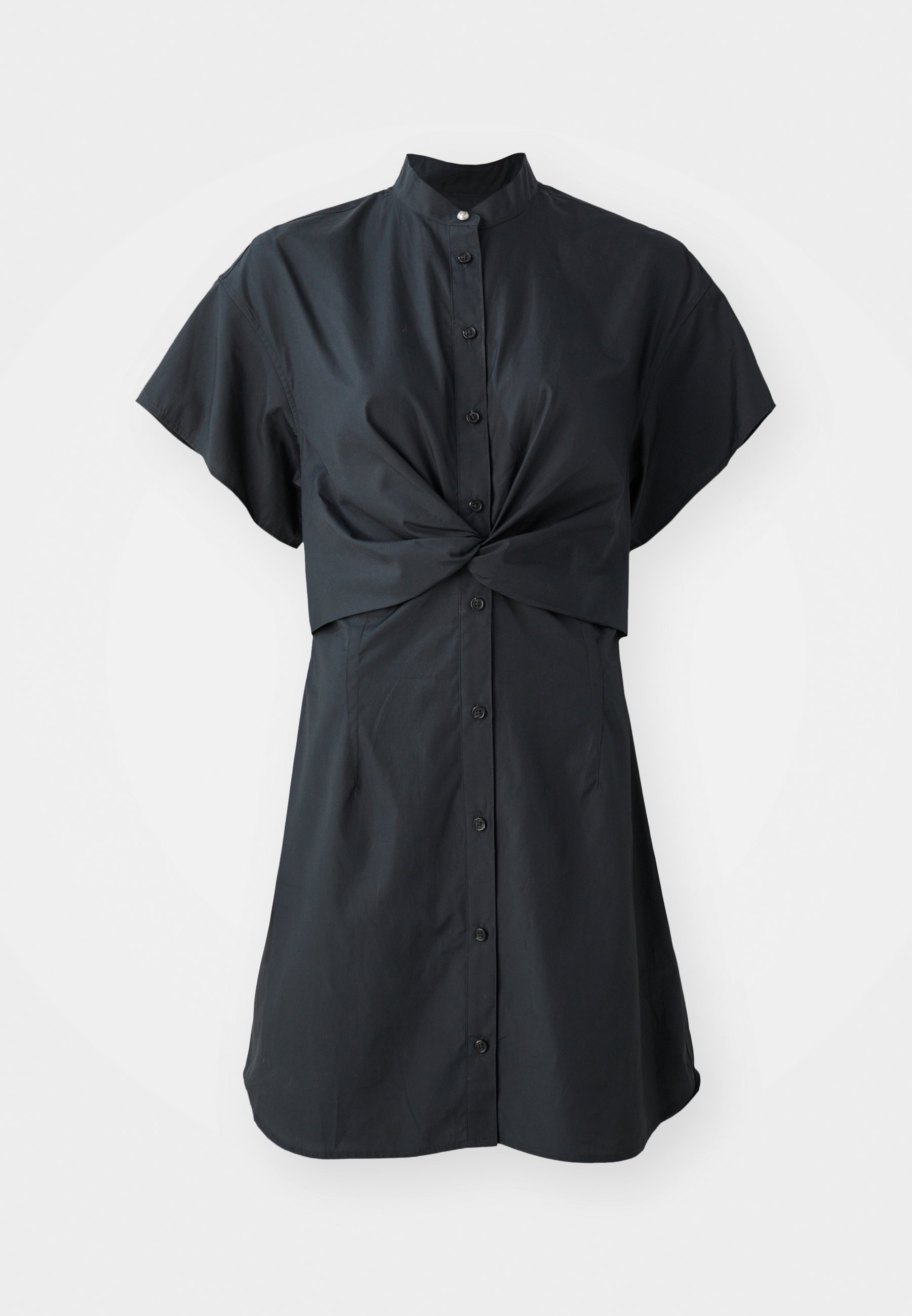 Rag & Bone Gretchen Poplin jurk - Overhemdjurk - zwart