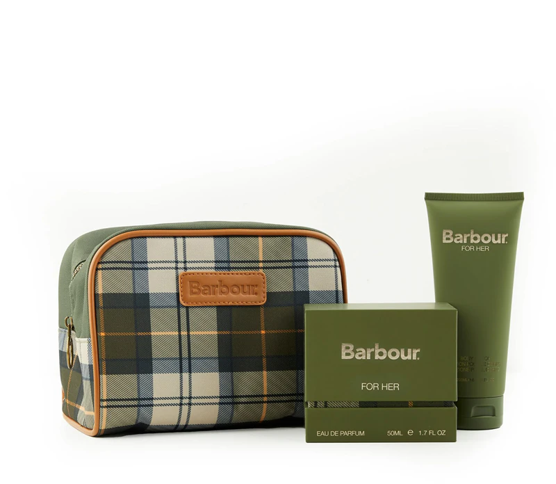 Conjunto de presente Barbour Heritage For Her Essentials para mulheres