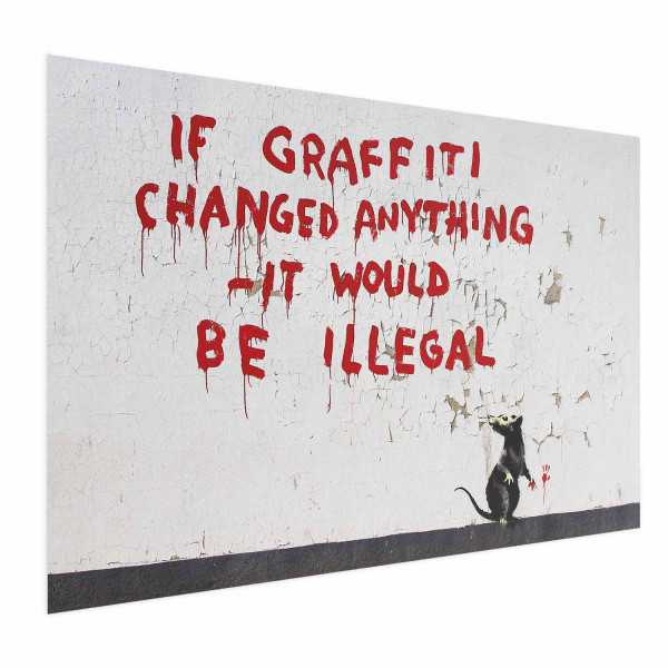 Plakat Cytat graffiti 30x21 cm