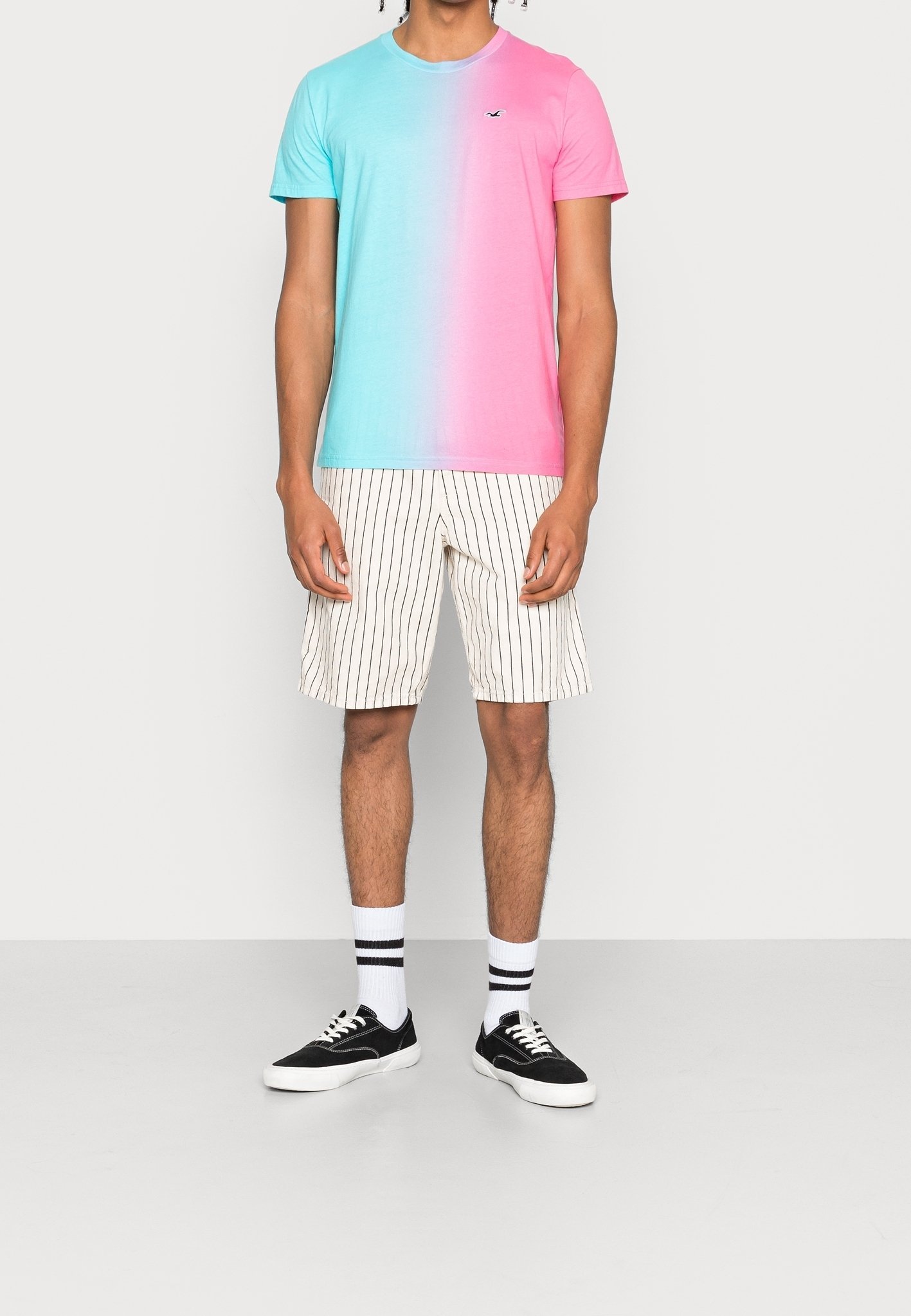 Camiseta estampada da Hollister Co. - azul