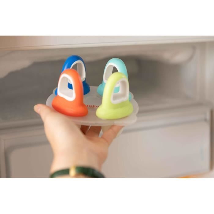 Moldes para paletas heladas - NUBY - Frutas - 4 palitos
