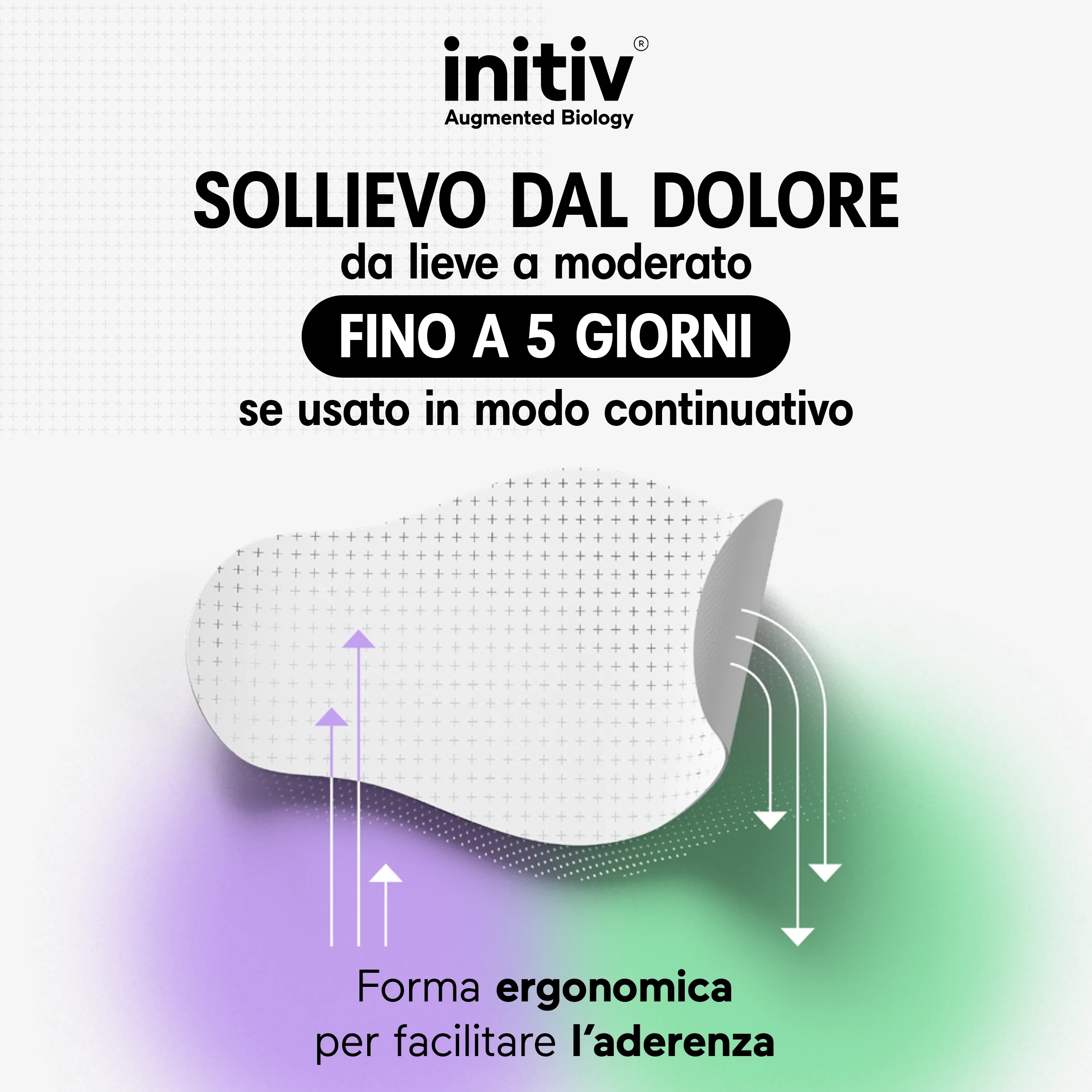 Parche para el dolor de hombro INITIV 3P, alivio del dolor