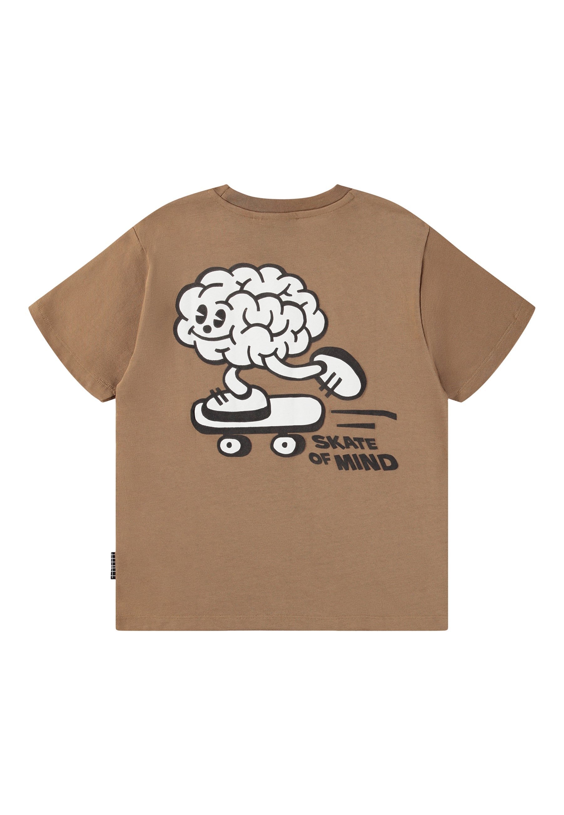 RODNEY SHORT SLEEVES - Tričko s potiskem - fawn