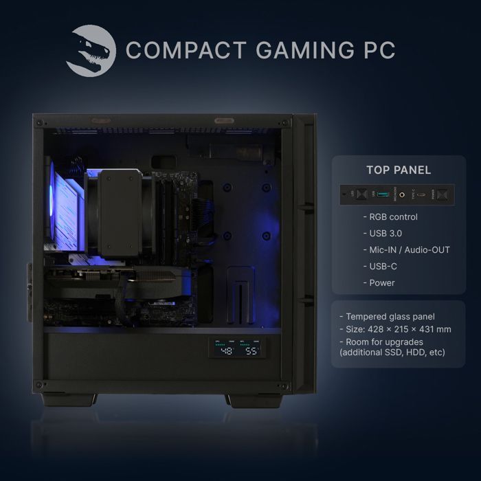 Sedatech PC Gamer Advanced ATX RGB • AMD Ryzen 5 5500 • RTX5060 • 32Go RAM • 1To SSD M.2 • Windows 11
