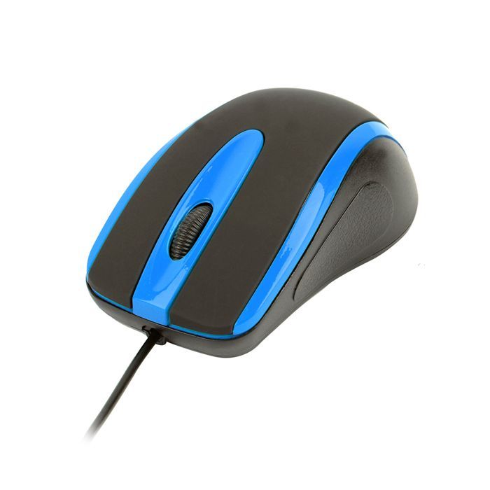 Computer mouse - HAVIT - MS753 - 1000 DPI - Ergonomic - Symmetrical - Black/Blue