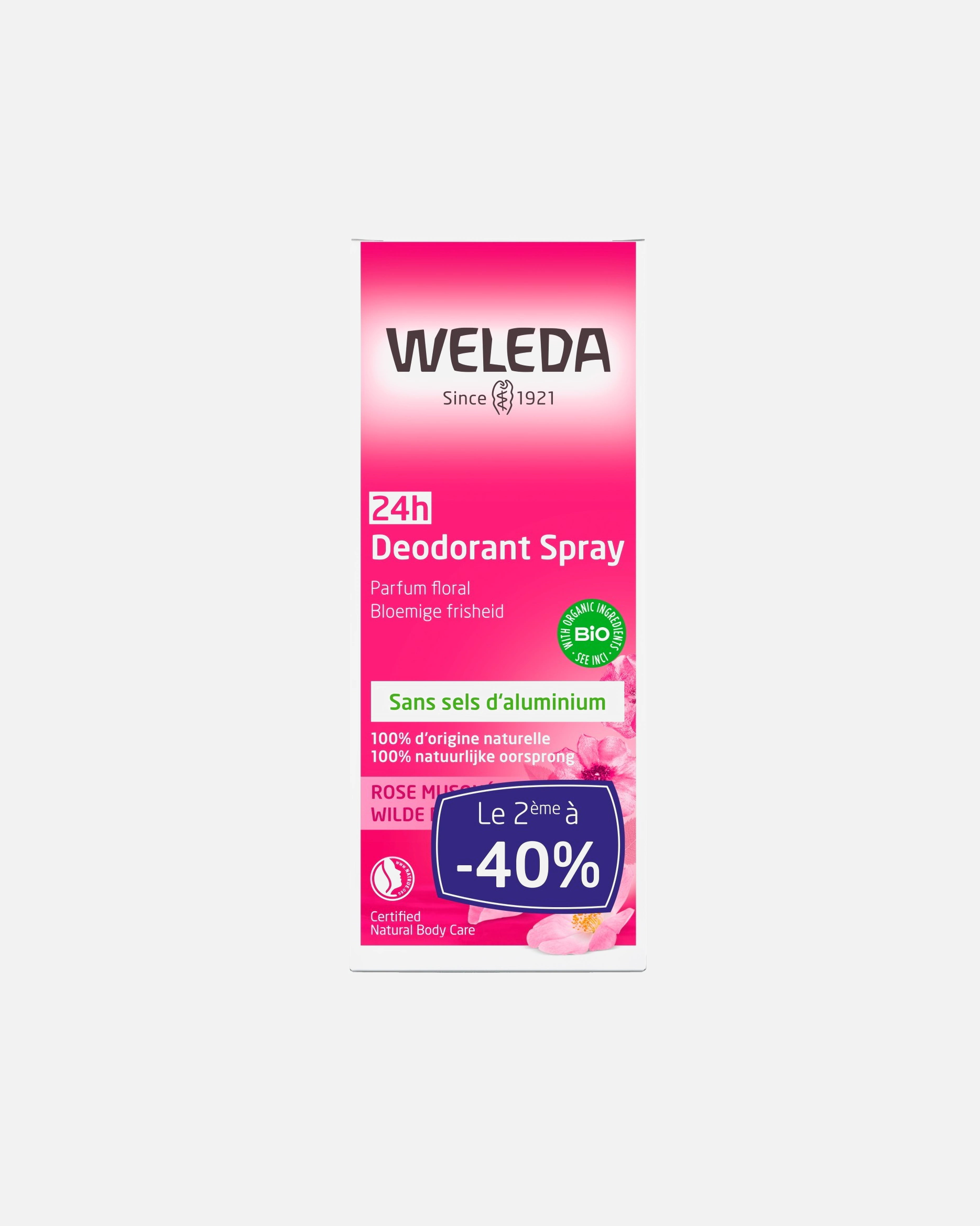 Weleda Duo Déodorant à la Rose - 2x100 ml