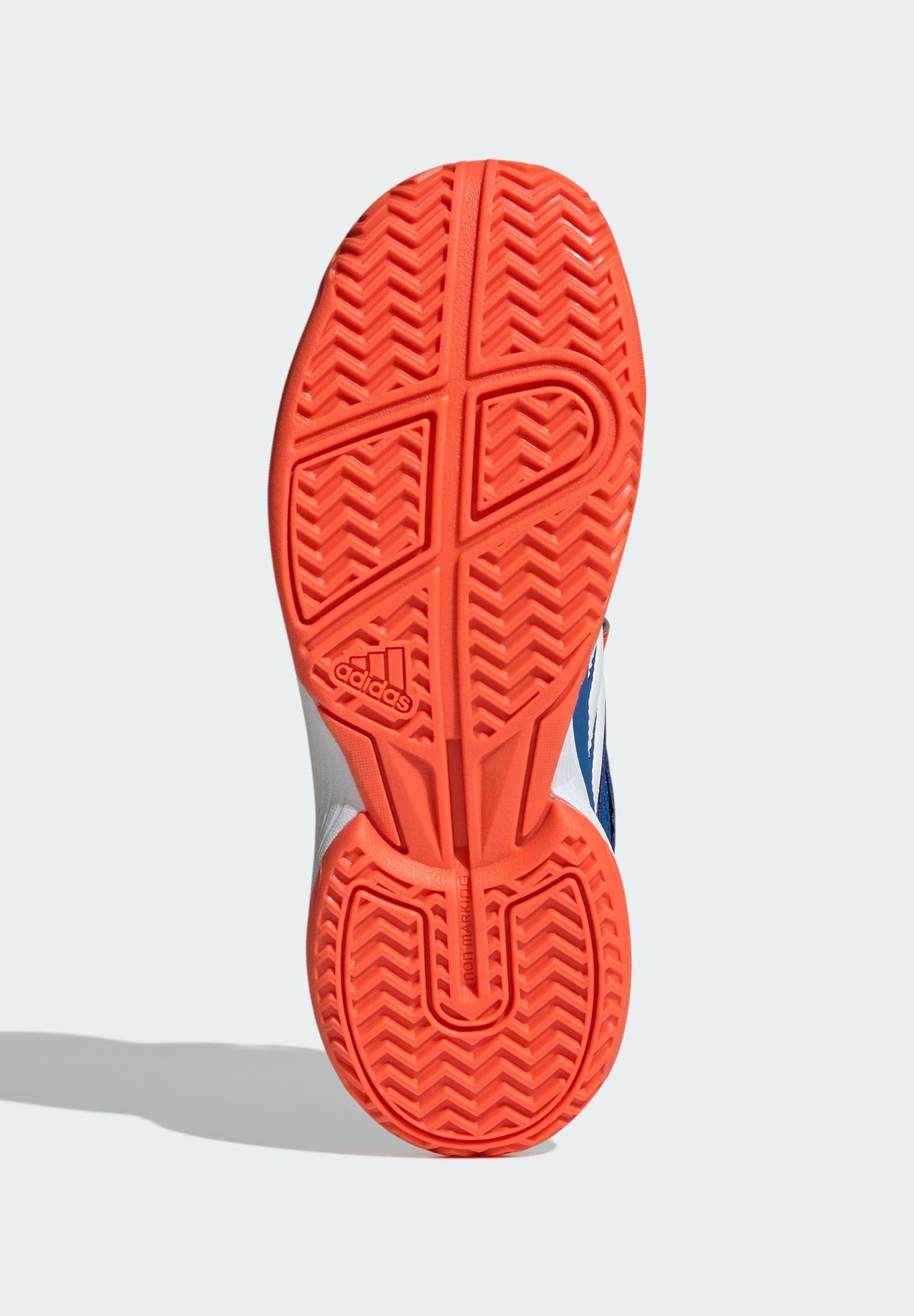 adidas Performance COURT - Volleybalschoenen - helder koningsblauw, wolkenwit, team zonne-oranje