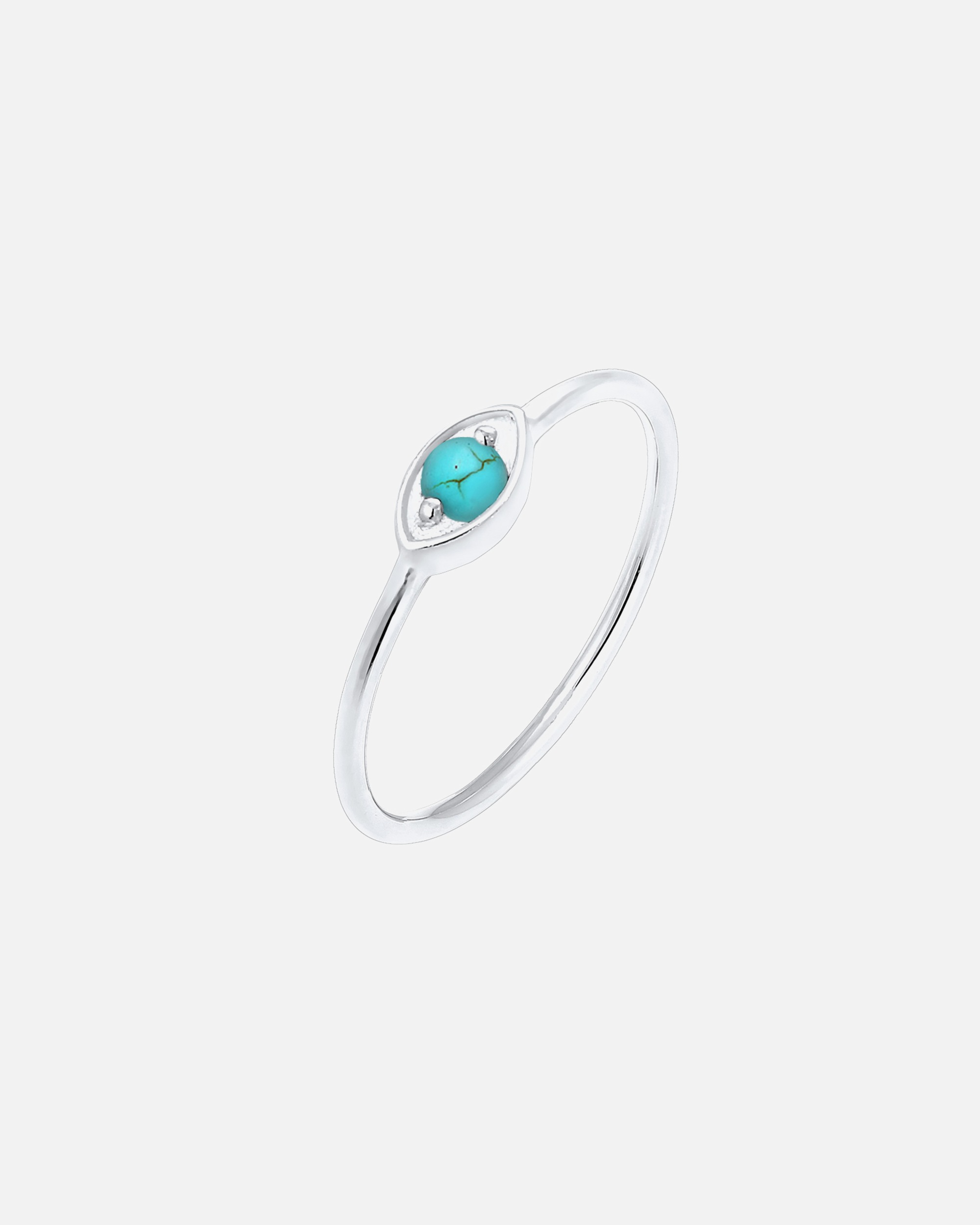 Elli Femmes Mauvais Œil Talisman avec Howlite en Argent Sterling 925 Plaqué Or