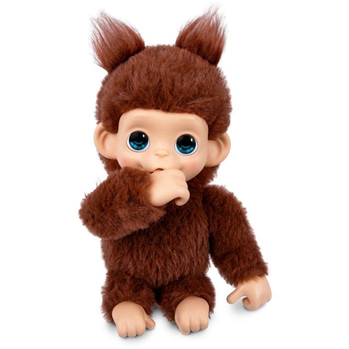 Peluche - LITTLE LIVE PETS - Mon bébé singe mini - Marron - Dès 4 ans