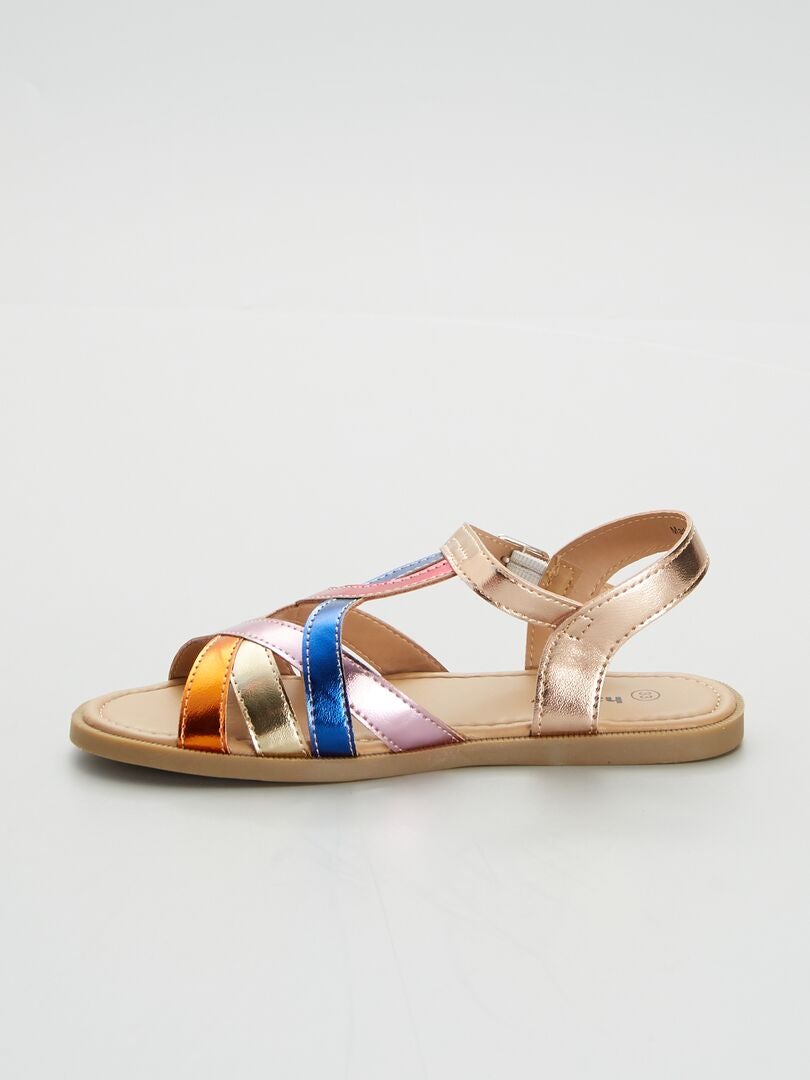 Sandalias multicolor - ROSA