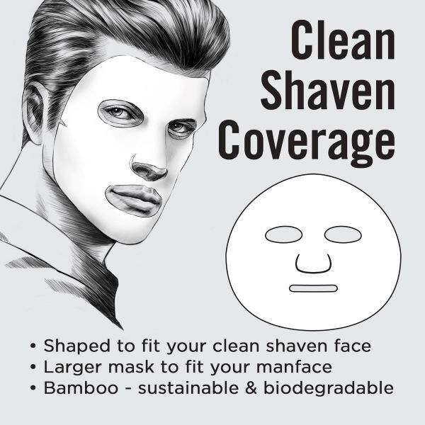 Mască facială anti-îmbătrânire pentru bărbați Fuss Free Naturals, complet bărbierit