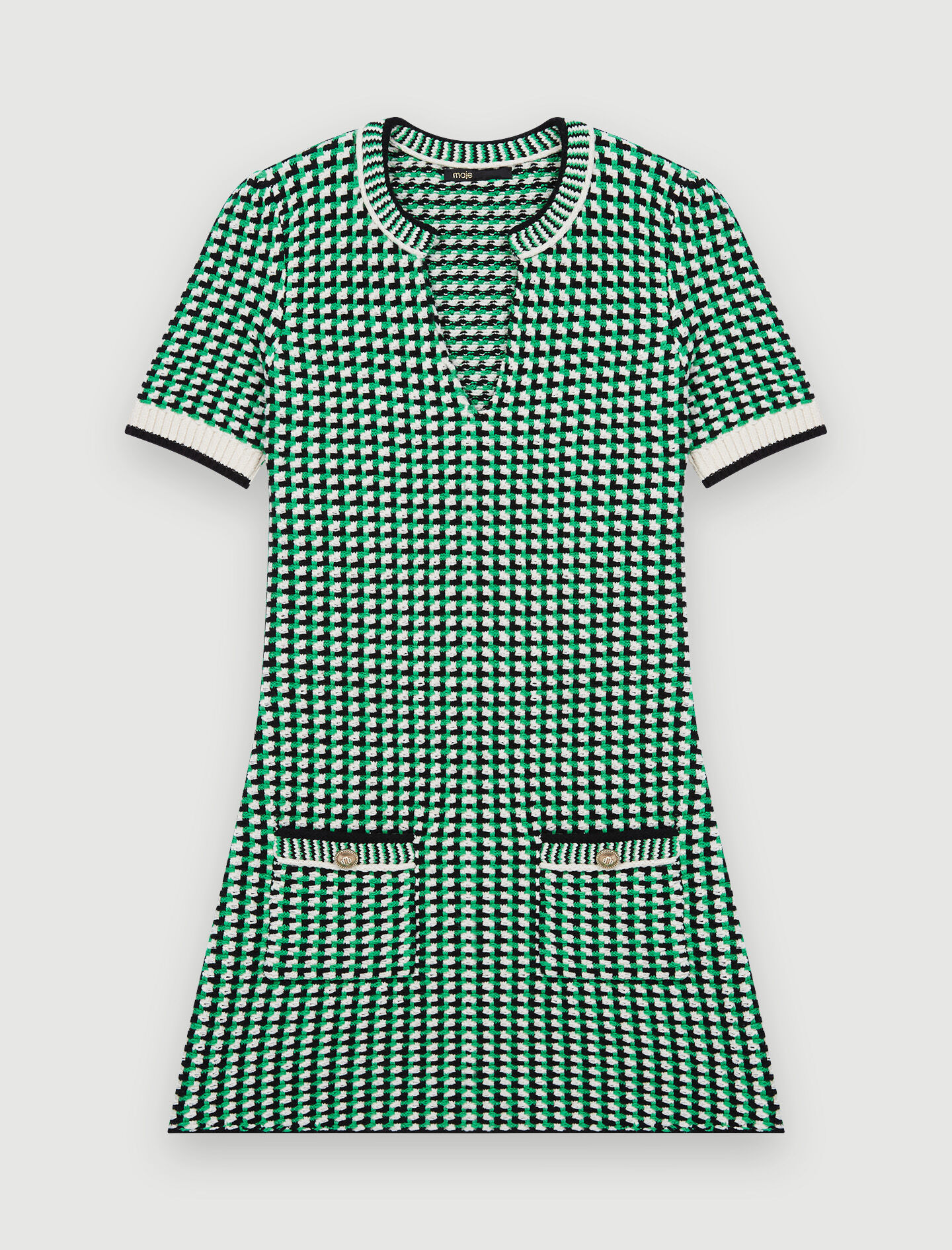 Neulottu mekko - Vert