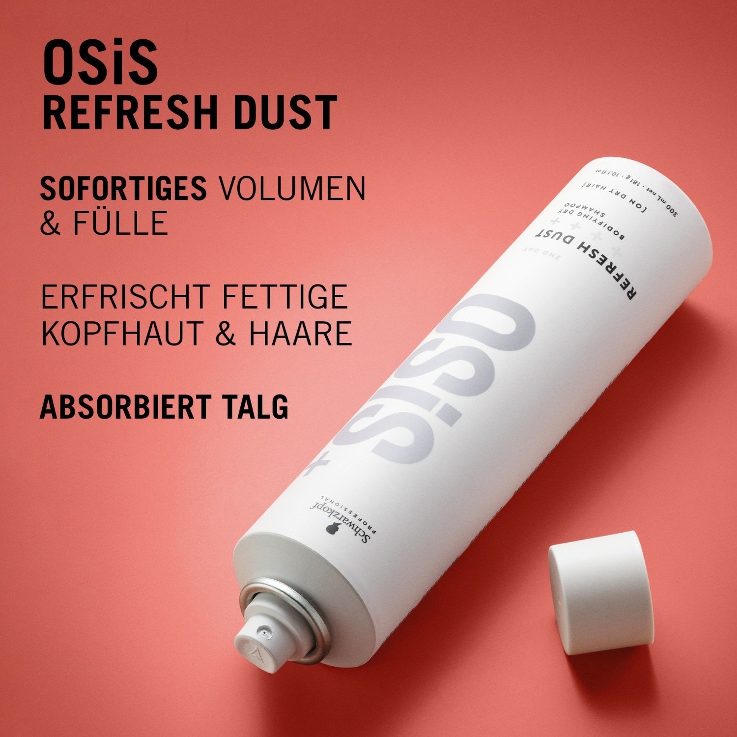 Schwarzkopf Professional suhi šampon OSiS+ osvježavajući prašak za 2. dan - 300 ml