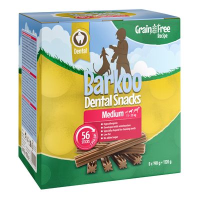 Barkoo Zahnpflege-Snacks, getreidefrei, Sparpackung