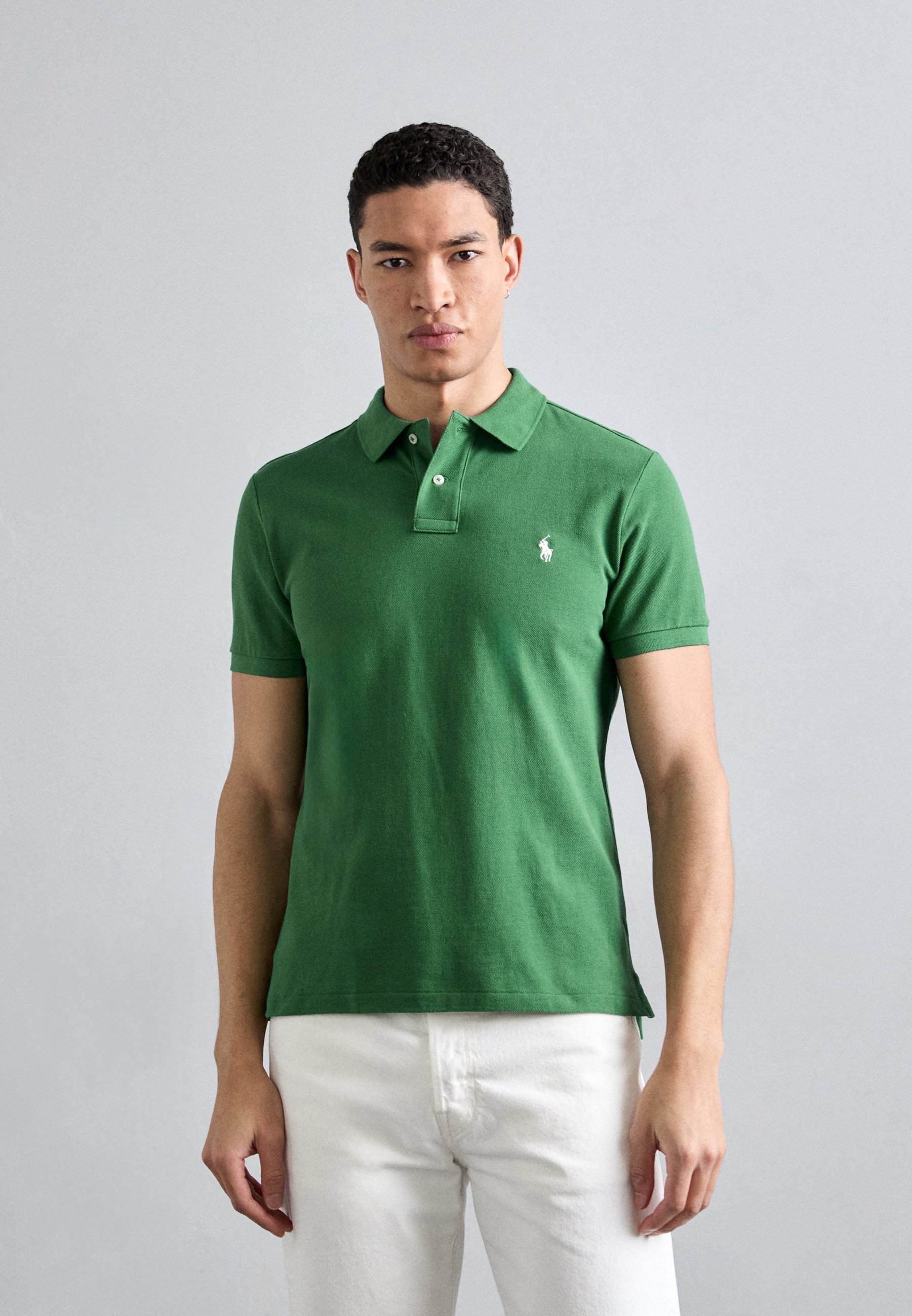 Polo Ralph Lauren MANICA CORTA - Polo - verde antico/crema antico