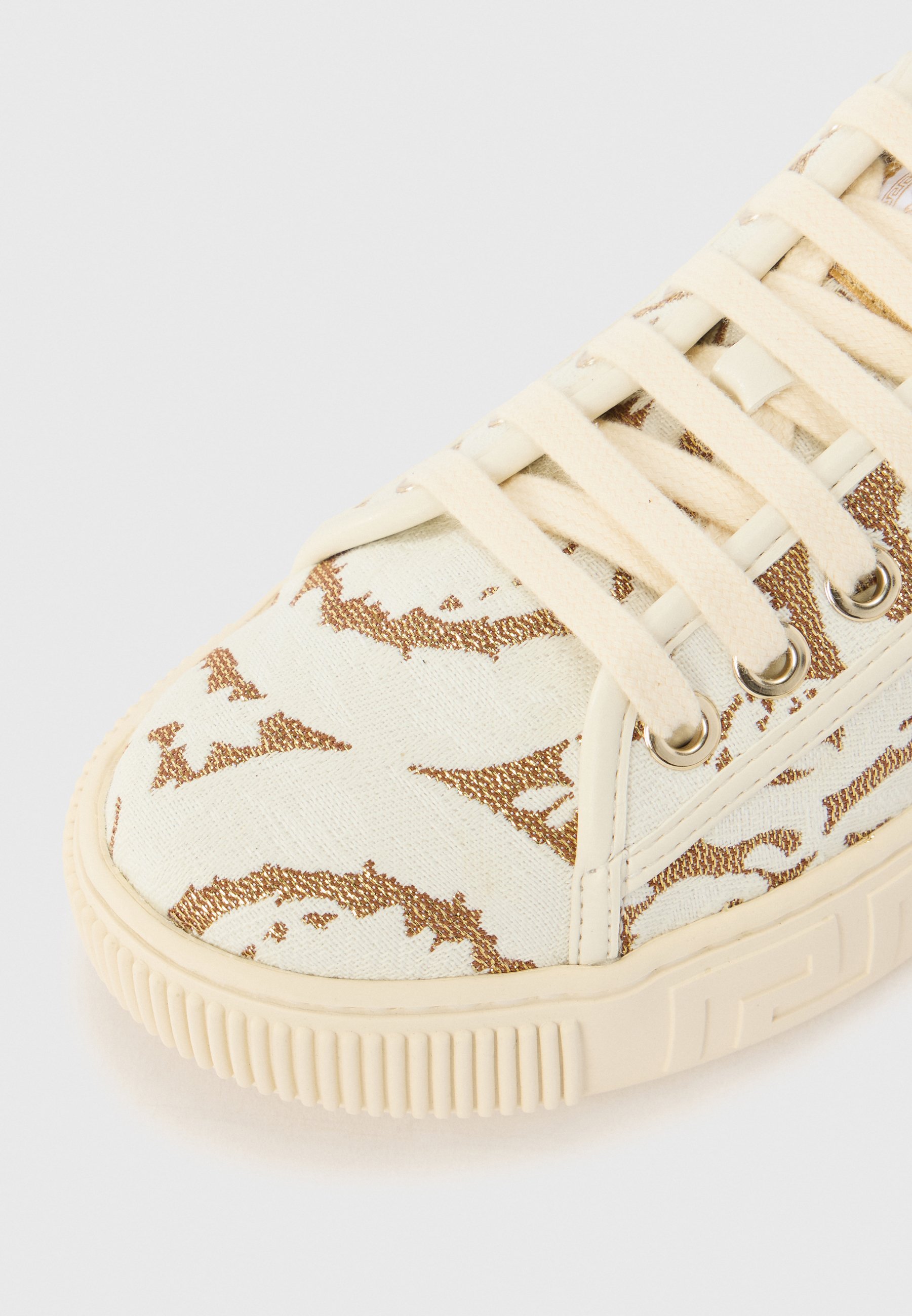 Versace sneakers - wit/goudkleurig