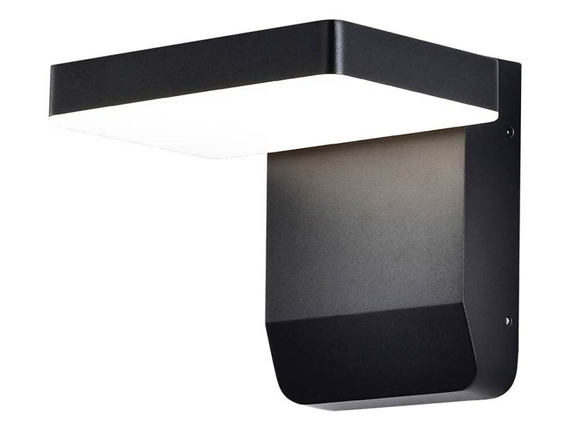Kinkiet zewnętrzny VT-11020 LED 3000K 17,8cm aluminiowy czarny