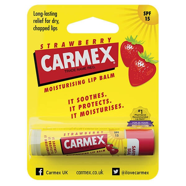 Balsam do ust Carmex Truskawkowy w sztyfcie 4,25 g