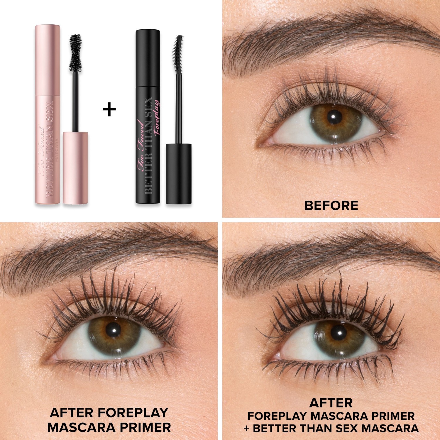 Too Faced Mascara Better Than Sex Foreplay Wimpernprimer Reisegröße - 21,6 g