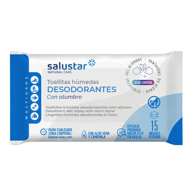 Salustar Deodorizing Cleansing Wipes Control 1 kpl 1 kpl