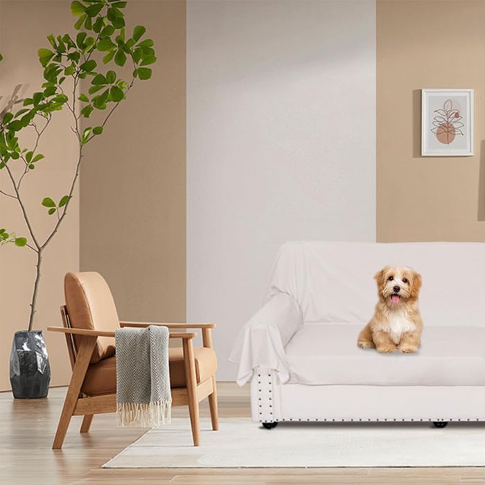 Protector de colchón/cubrecama impermeable - Tamaño queen para perros/gatos/niños 200x254cm