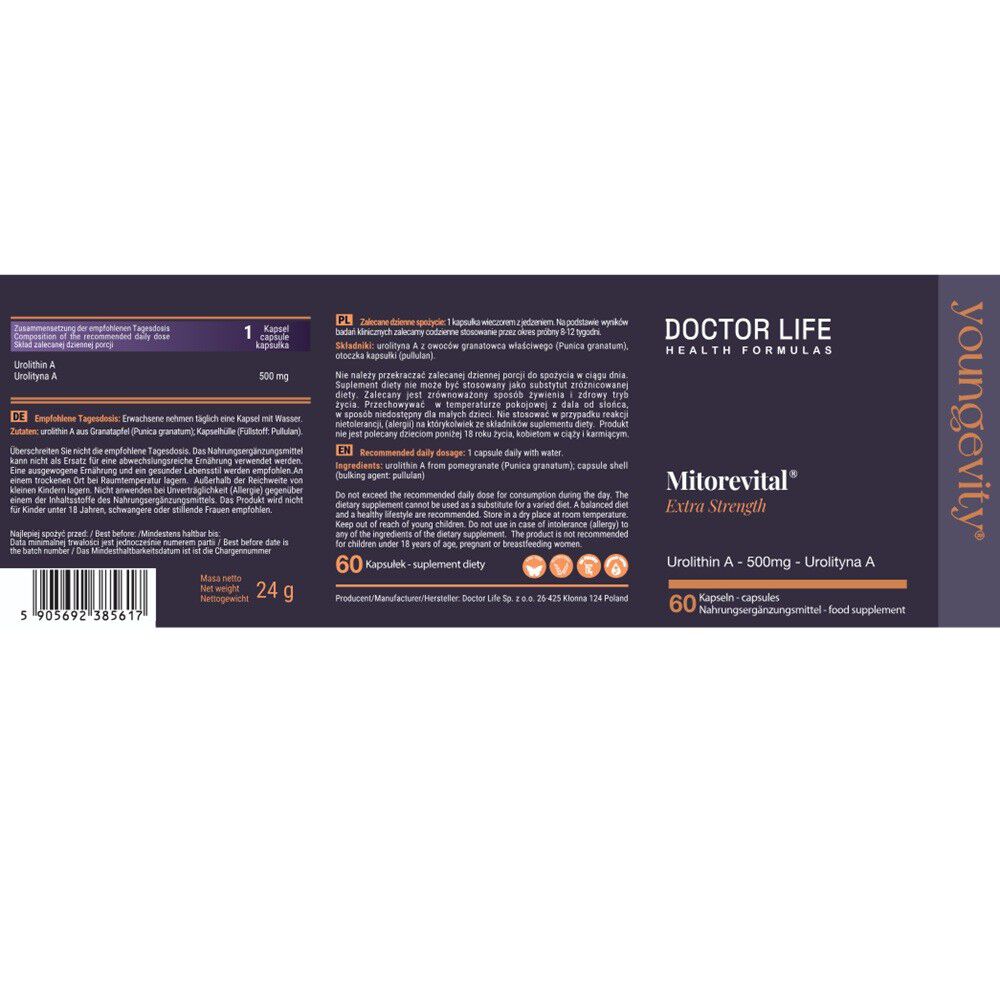 Doctor Life Mitorevital Ekstra Styrke