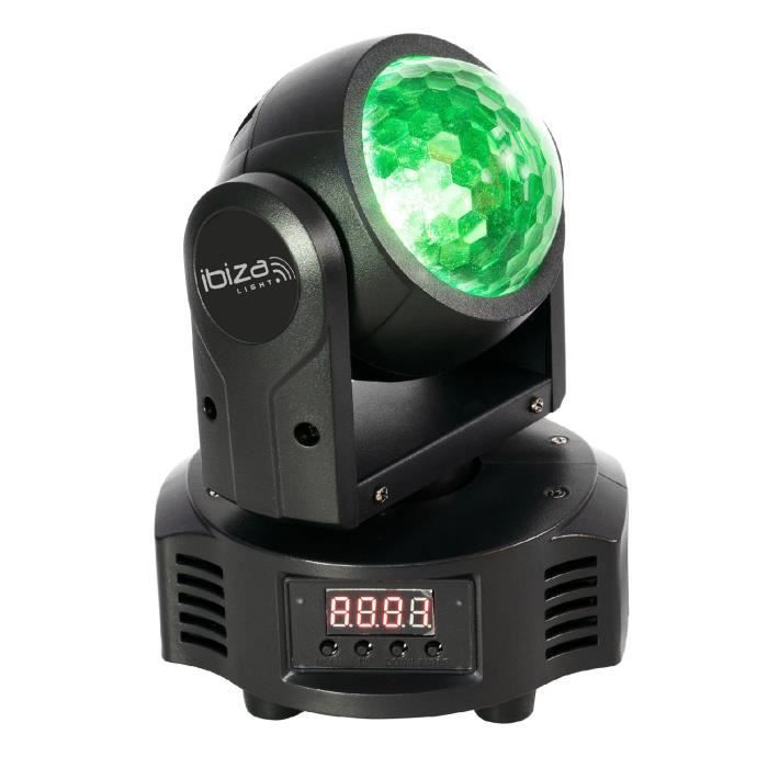 Ibiza Light MH-ASTRO-WASH - Double Lyre DMX ASTRO / WASH