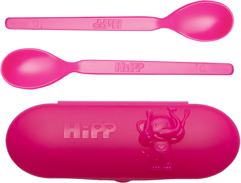 Hipp Löffelset, rosa Reiseset