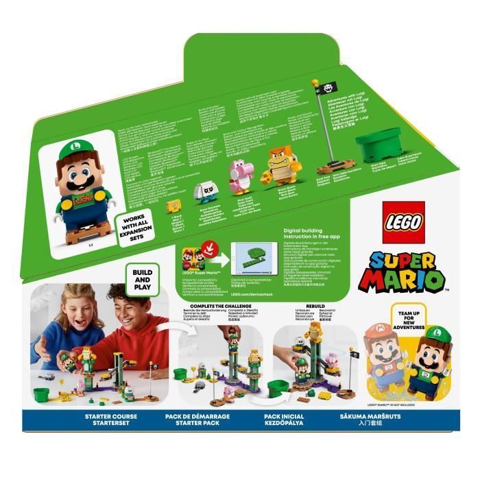 LEGO® 71387 Super Mario Pack de Démarrage Les Aventures de Luigi, Jeu Interactif de Construction