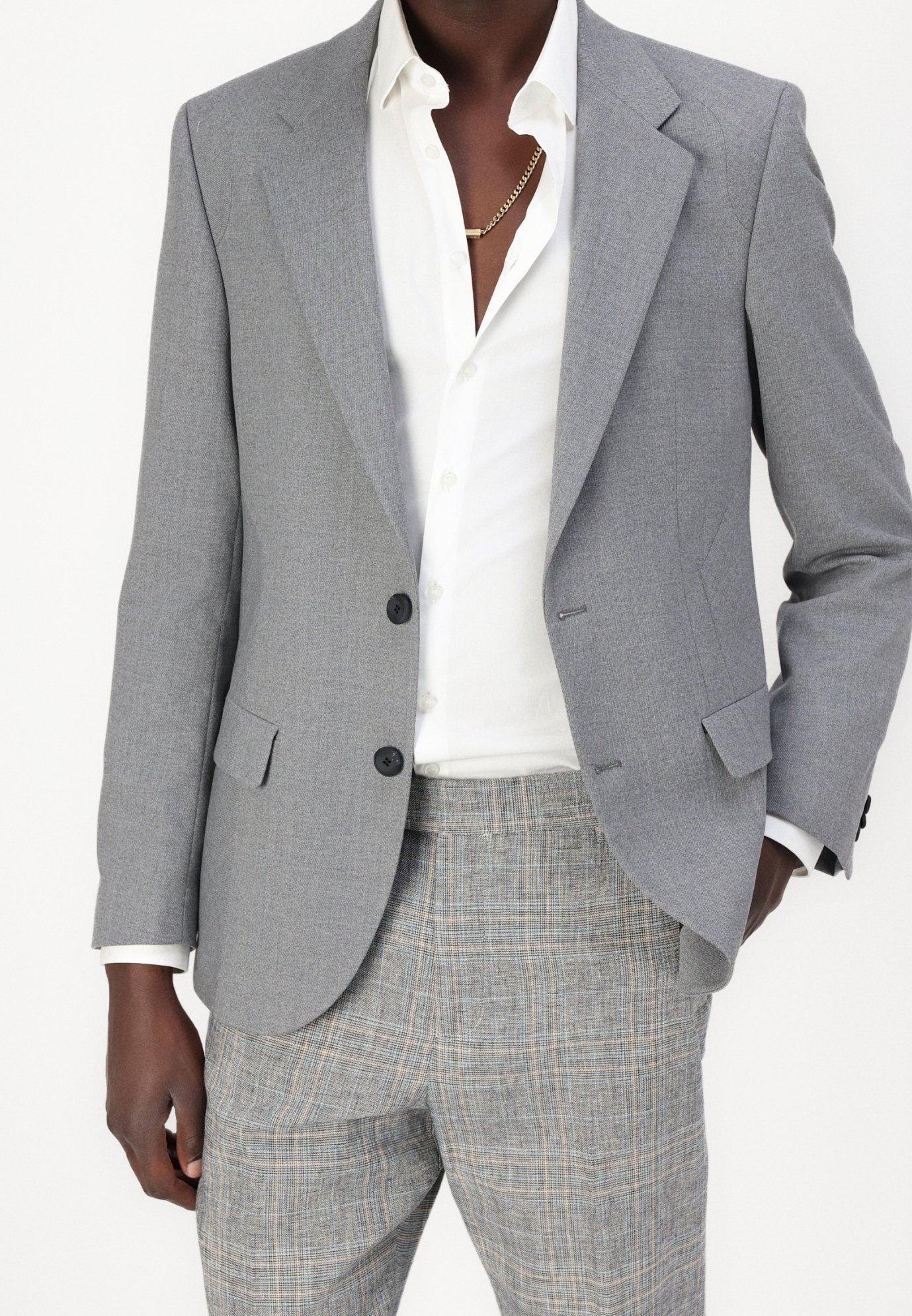 Kurtka HUGO Blazer - szara