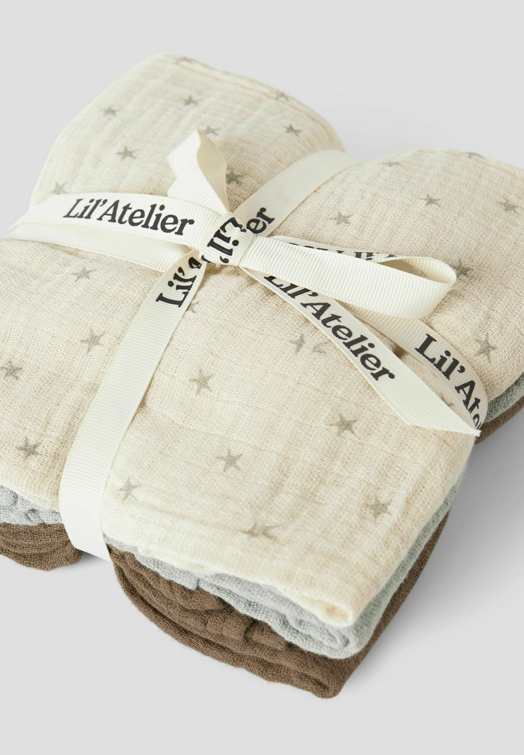 Lil' Atelier 3 PACK - Mousseline deken - tortelduif