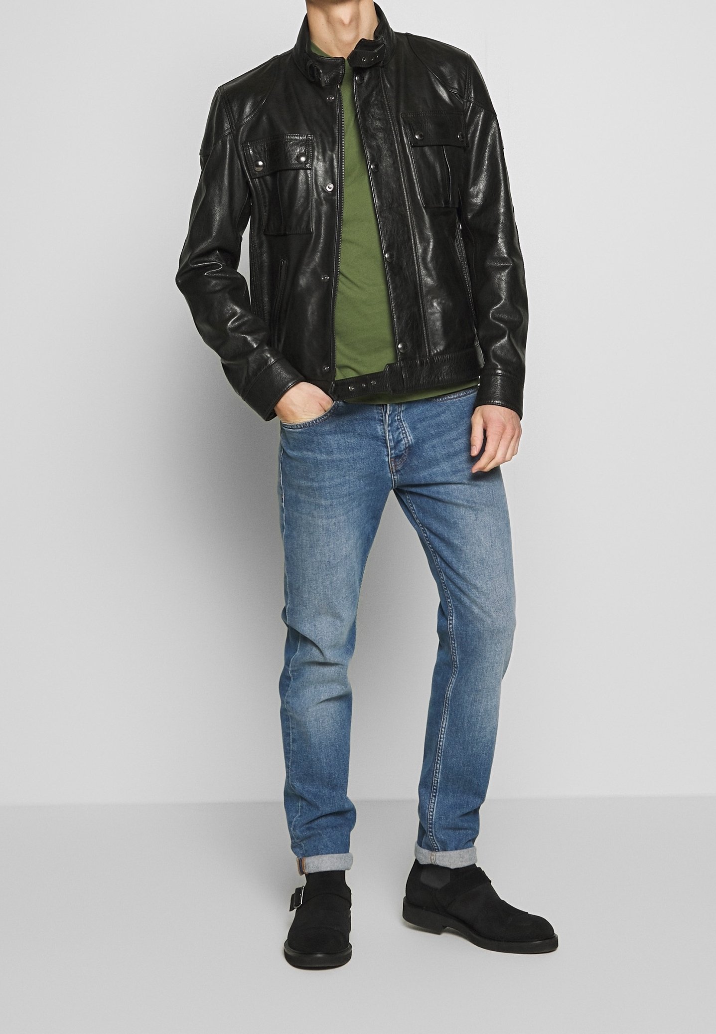 T-shirt basique Belstaff - olive chiné
